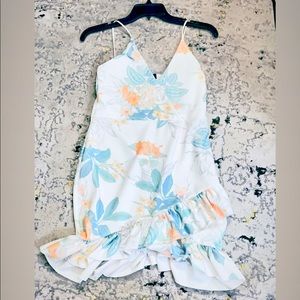 Floral body con dress